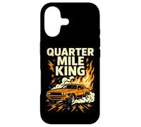 Graphique de la Voiture de Course Quarter Mile King Drag Coque pour iPhone 17
