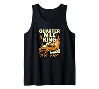 Graphique de la Voiture de Course Quarter Mile King Drag Débardeur