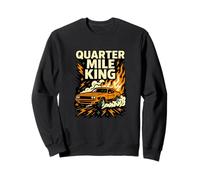 Graphique de la Voiture de Course Quarter Mile King Drag Sweatshirt