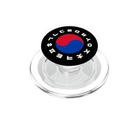 Graphique de l'alphabet coréen Hangul et Symbole Taeguk PopSockets PopGrip pour MagSafe