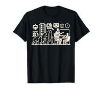 Graphique de l'évolution Humaine vers Le Responsable RH T-Shirt