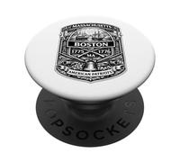 Graphique de l'histoire du Boston MA Tea Party sur la révolution américaine aux États-Unis PopSockets PopGrip Adhésif