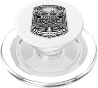 Graphique de l'histoire du Boston MA Tea Party sur la révolution américaine aux États-Unis PopSockets PopGrip pour MagSafe