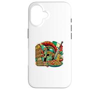 Graphique de l'histoire et de la Cuisine Italienne - S29 Coque pour iPhone 16