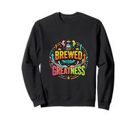 Graphique de Motivation du café infusé pour la Grandeur Sweatshirt