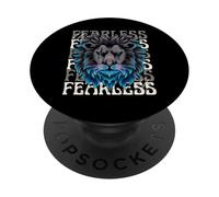 Graphique de Motivation Spirituel tête de Lion pour Tout Le Monde PopSockets PopGrip Adhésif
