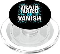 Graphique de Motivation Train Hard Or Vanish Gym PopSockets PopGrip pour MagSafe