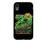Graphique de négociation du Bitcoin Bull Market Finance Art Coque pour iPhone XR