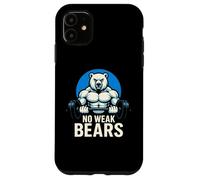 Graphique de No Weak Bears Polar Strength Gym Coque pour iPhone 11