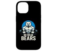 Graphique de No Weak Bears Polar Strength Gym Coque pour iPhone 14