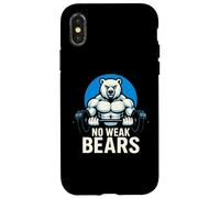 Graphique de No Weak Bears Polar Strength Gym Coque pour iPhone X/XS