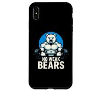 Graphique de No Weak Bears Polar Strength Gym Coque pour iPhone XS Max