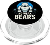 Graphique de No Weak Bears Polar Strength Gym PopSockets PopGrip pour MagSafe