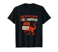 Graphique de Note de rançon de vélociraptor en Forme de Dinosaure T-Shirt