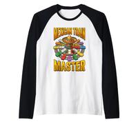 Graphique de Nuit de Jeu de Joueur de Domino Mexicain Manche Raglan