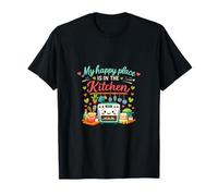 Graphique de pâtisserie My Happy Place is in The Kitchen T-Shirt