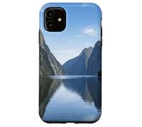 Graphique de Paysage pittoresque du lac Fjord Mountain Reflection Coque pour iPhone 11