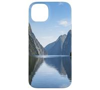 Graphique de Paysage pittoresque du lac Fjord Mountain Reflection Coque pour iPhone 14 Plus