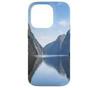 Graphique de Paysage pittoresque du lac Fjord Mountain Reflection Coque pour iPhone 14 Pro