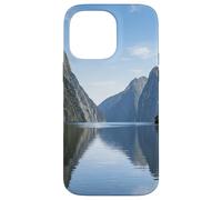 Graphique de Paysage pittoresque du lac Fjord Mountain Reflection Coque pour iPhone 14 Pro Max