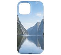 Graphique de Paysage pittoresque du lac Fjord Mountain Reflection Coque pour iPhone 15