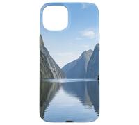Graphique de Paysage pittoresque du lac Fjord Mountain Reflection Coque pour iPhone 15 Plus