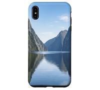 Graphique de Paysage pittoresque du lac Fjord Mountain Reflection Coque pour iPhone XS Max