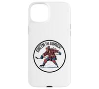 Graphique de pénalité de hockey sur glace Give'em the Lumber Stick Coque pour iPhone 15 Plus