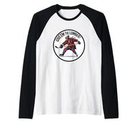 Graphique de pénalité de hockey sur glace Give'em the Lumber Stick Manche Raglan