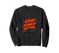 Graphique de Performance de Moto Raw Power Machine Sweatshirt
