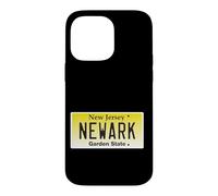 Graphique de Plaque d'immatriculation Newark NJ New Jersey Brick City Coque pour iPhone 14 Pro Max