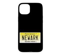 Graphique de Plaque d'immatriculation Newark NJ New Jersey Brick City Coque pour iPhone 15 Plus