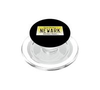 Graphique de Plaque d'immatriculation Newark NJ New Jersey Brick City PopSockets PopGrip pour MagSafe