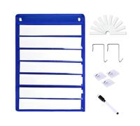 Graphique De Poche Magnétique 7 POCHETS Enseignement Magnétique Avec 10 Cartes Vierges Pour La Classe Maternelle Maternelle Horaire Des Organismes Calendrier Préscolaire