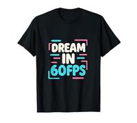 Graphique de police Dream in 60fps Gaming Bubble T-Shirt
