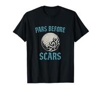 Graphique de Police Pars Before Scars Golf Tribal T-Shirt