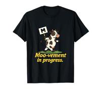 Graphique de protestation des vaches de Moo-vement In Progress T-Shirt