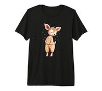 Graphique de Pyjama Motif cerf Joyeux et Souriant T-Shirt Haut de Gamme