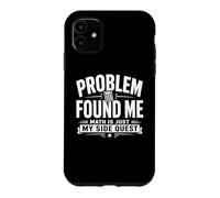 Graphique de résolveur mathématique Amusant Problem Found Me Coque pour iPhone 11