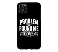 Graphique de résolveur mathématique Amusant Problem Found Me Coque pour iPhone 11 Pro Max