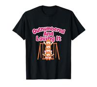 Graphique de réunion de Famille en infériorité numérique et Aimable T-Shirt
