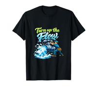 Graphique de Robinet de Plombier Turn Up The Flow T-Shirt
