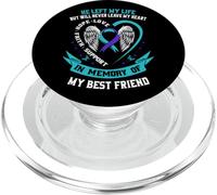 Graphique de Sensibilisation au Suicide « Loss in Memory of My Best Friend » PopSockets PopGrip pour MagSafe