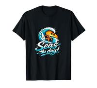 Graphique de Surf Permanent Seas The Day Vacation Party T-Shirt