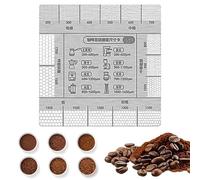 Graphique De Taille De Mouture À Café - Carte De Référence De Brassage, Guide Du Café Compact | Outil De Comparaison Du Sol Visuel, Guide Lamené Lors D'une Utilisation Quotidienne Tout En Aidant La Pr