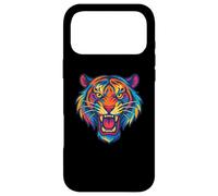 Graphique de Tigre Rugissant coloré pour garçons, Enfants Animaux de fête Coque pour iPhone 17 Pro Max