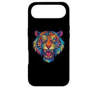 Graphique de Tigre Rugissant coloré pour garçons, Enfants Animaux de fête Coque pour iPhone Air
