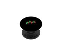 Graphique de Trading, Graphique boursier Japonais en Chandelier, pour Le commerçant PopSockets PopGrip Adhésif