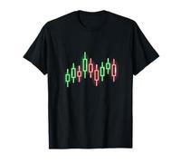 Graphique de Trading, Graphique boursier Japonais en Chandelier, pour Le commerçant T-Shirt