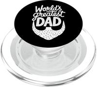 Graphique de Typographie de Barbe avec Inscription « World's Greatest Dad » PopSockets PopGrip pour MagSafe